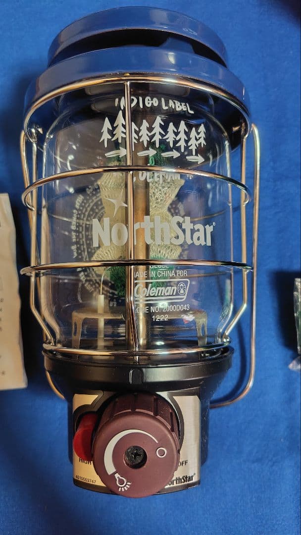 コールマン ノーススター2500 インディゴカラー　カスタム　セット