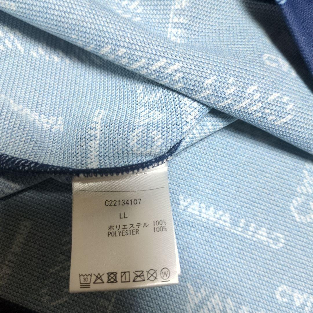 CALLAWAY 花柄 ネイビー　ロゴ　総柄　メンズシャツ　LL　2枚セット