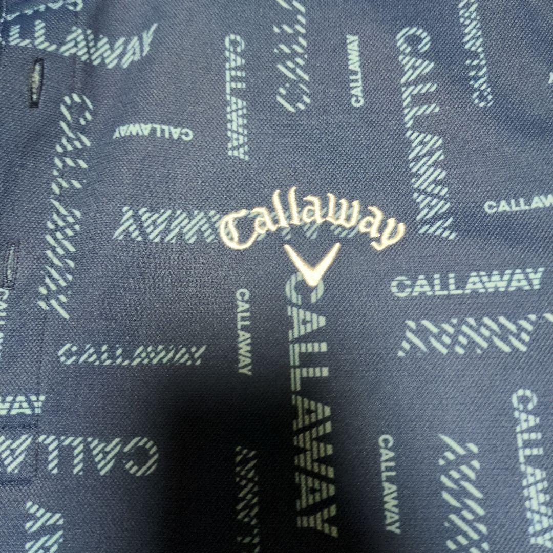 CALLAWAY 花柄 ネイビー　ロゴ　総柄　メンズシャツ　LL　2枚セット