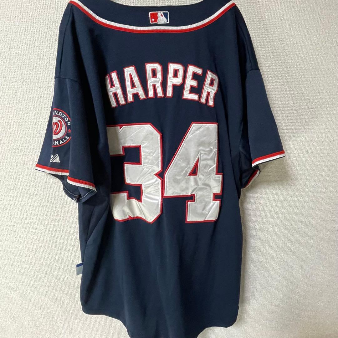 MLB　ワシントン・ナショナルズ　ブライス・ハーパー　ユニフォーム　背番号34