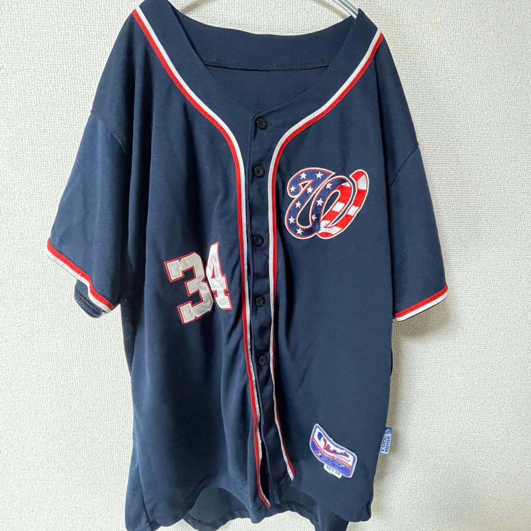 MLB　ワシントン・ナショナルズ　ブライス・ハーパー　ユニフォーム　背番号34