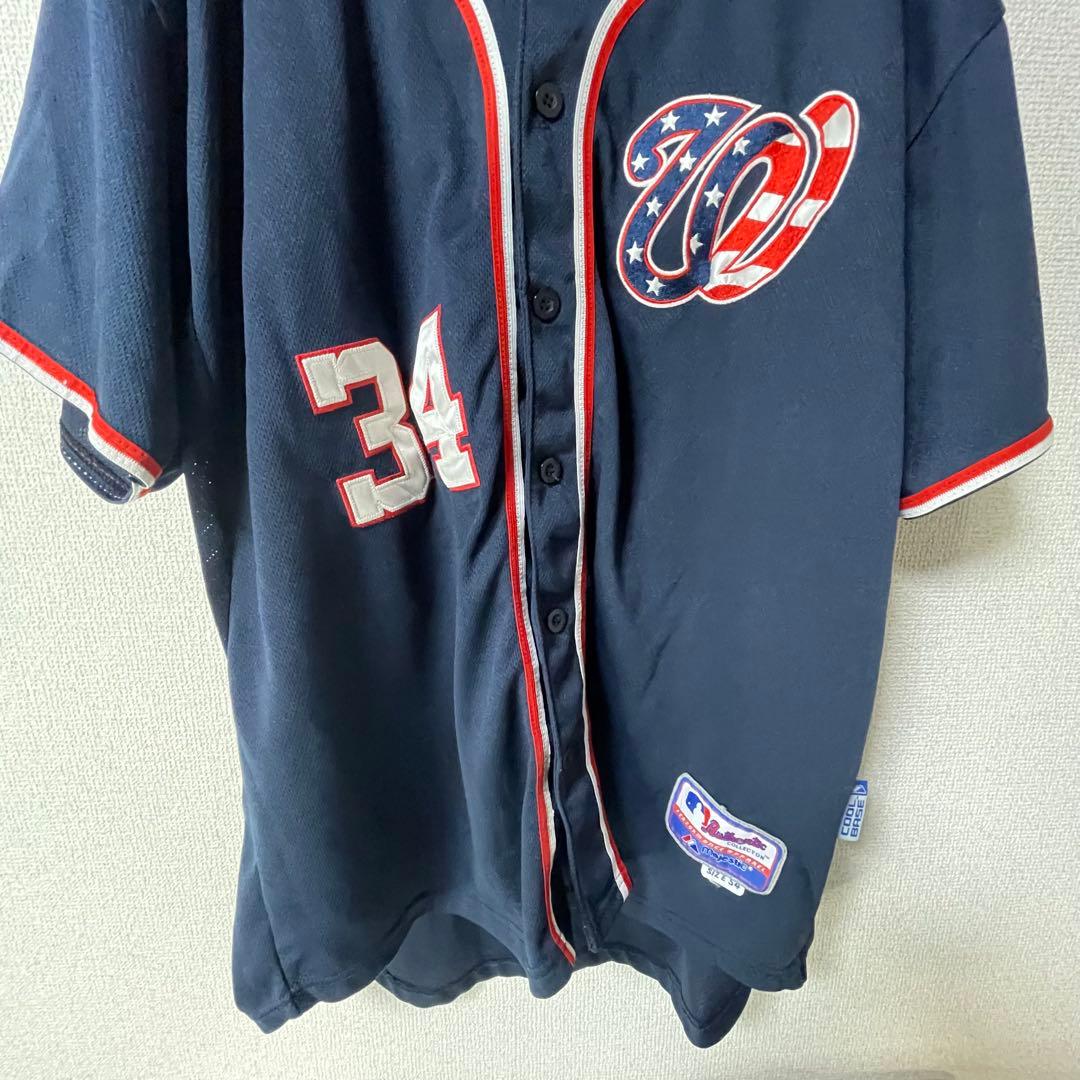 MLB　ワシントン・ナショナルズ　ブライス・ハーパー　ユニフォーム　背番号34