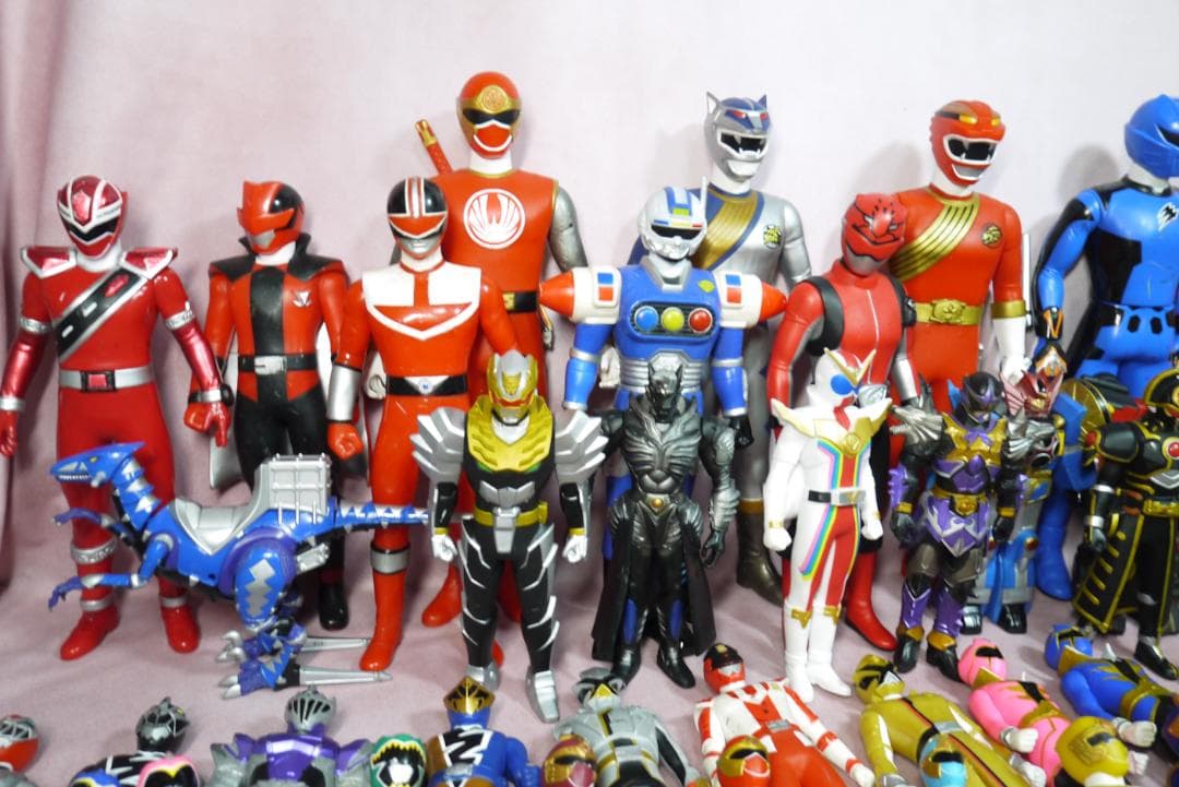 スーパー戦隊シリーズ　ビックサイズソフビ　など　116体