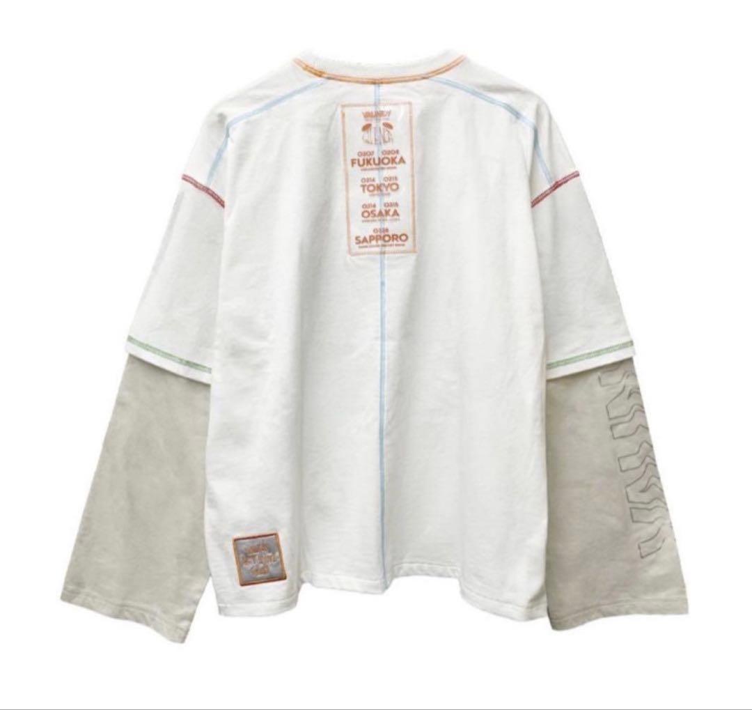 Vaundy Logo Layered T-shirt [White] Lサイズ