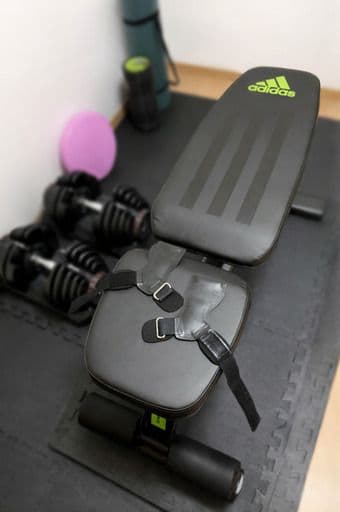 【現地渡し】adidas インクライン対応 トレーニングベンチ＋ジョイントマット