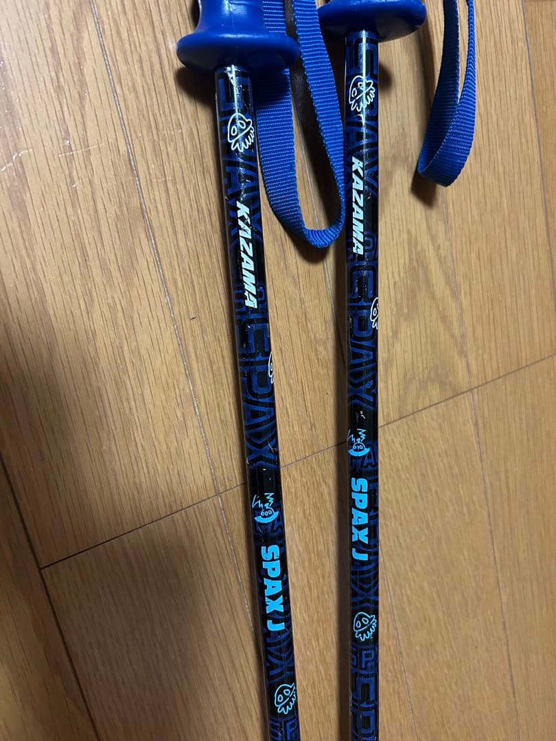 子供スキーセット(板、ビンディング、靴、ストック) ボーゲン補助、シューフィット