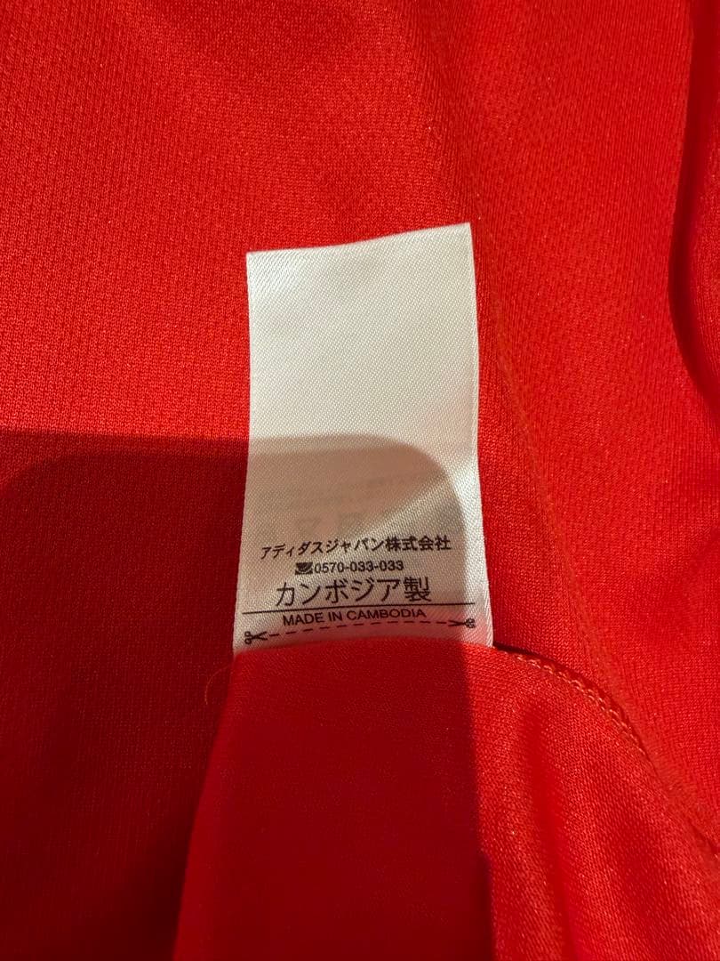 adidas スペイン代表 A. INIESTA サッカーゲームシャツ S