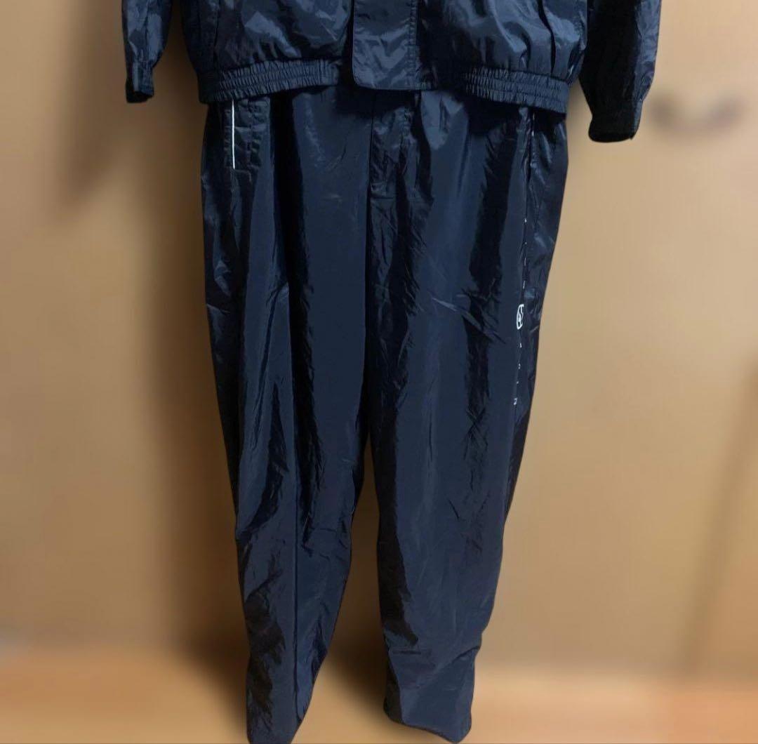 レア90sビンテージ　NIKE GOLF ブラックナイロン上下セットアップ　L
