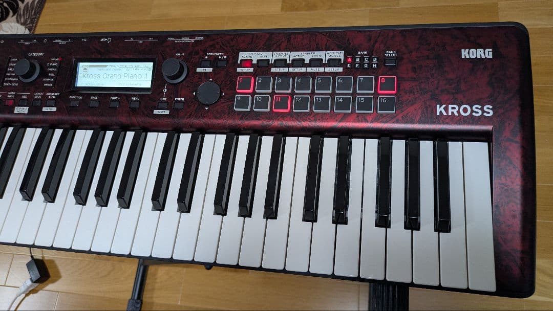 【レア】KORG KROSS2-61 RM(レッドマーブル)+純正付属品多数