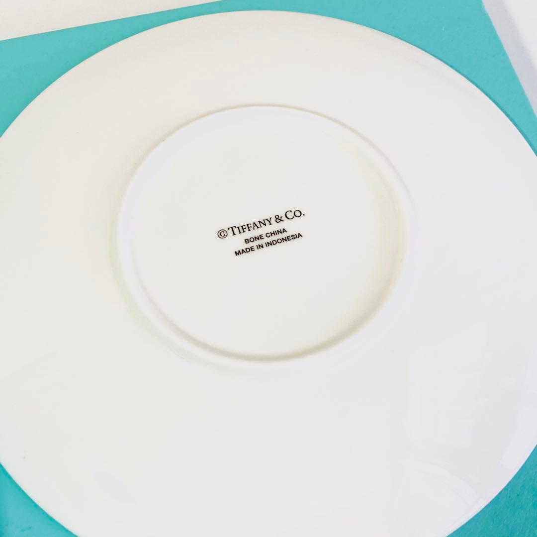TIFFANY&CO. カラーブロック ブルー デザートプレートセット