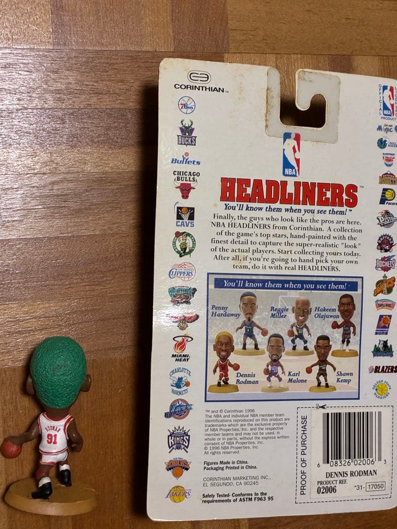 デニス ロッドマン DENNIS RODMAN HEADLINERS フィギュア