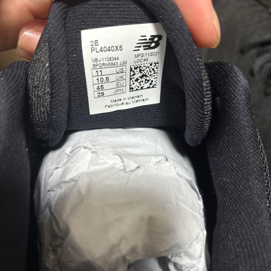 New Balance野球スパイク PL4040X6 ブラック 29cm