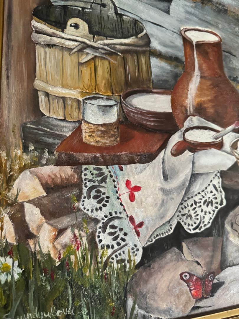油彩画 静物画