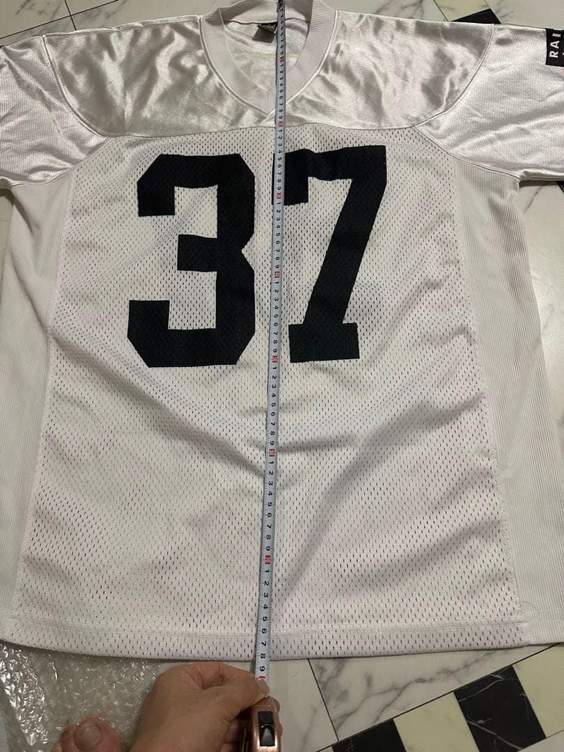 NFL レイダース レプリカユニフォーム 白 Lサイズ＆キャップセット