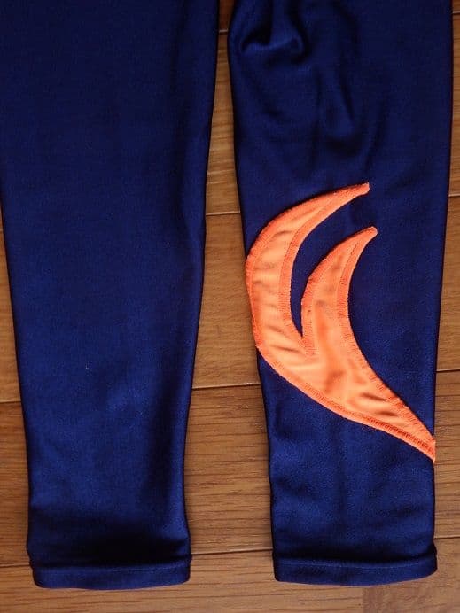 chacottチャコット製オレンジと紺のオールタイツレオタード