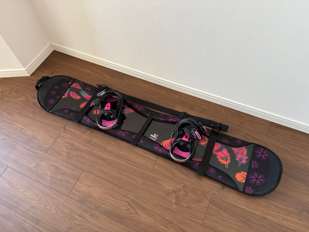【即日発送】美品セット　Swive 146cm スノーボード板・ビンディング