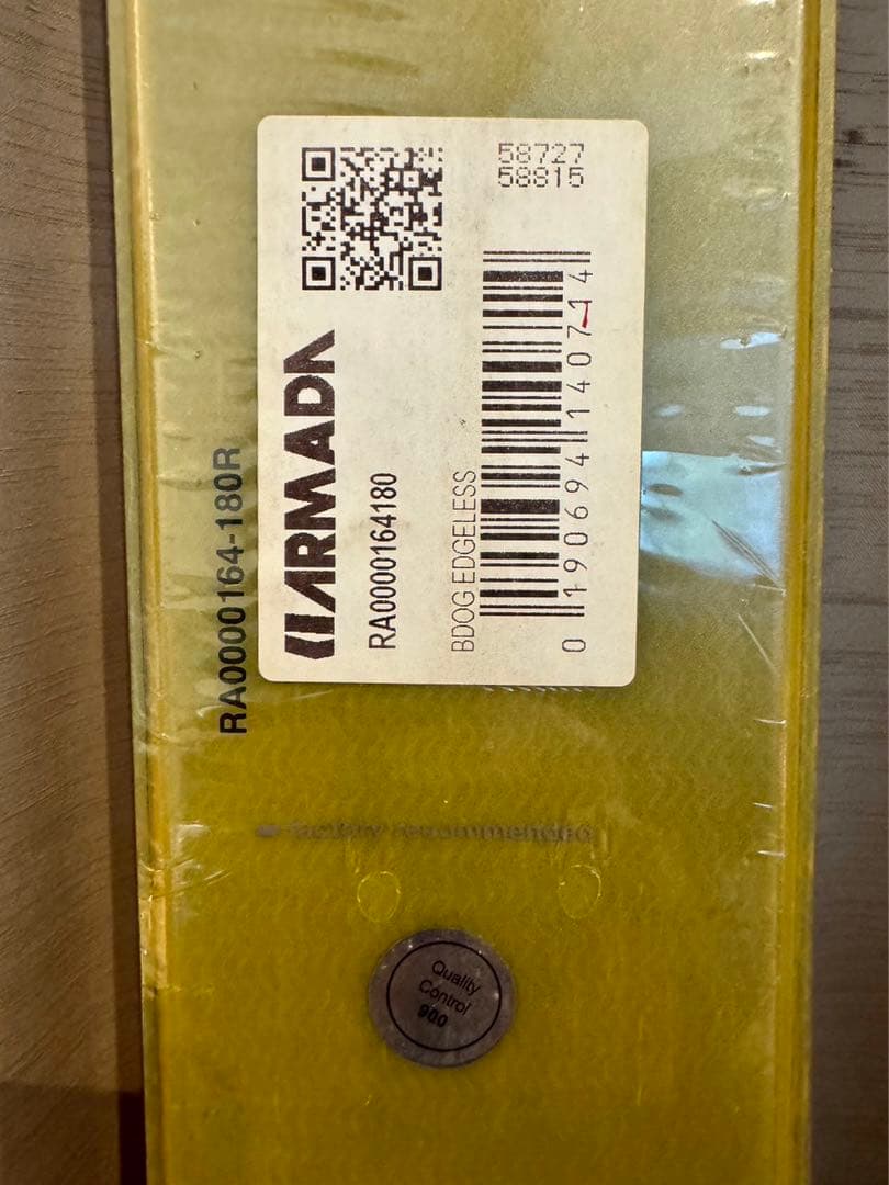 【限定品新品】アルマダZEROSeries BDOGEDGELESS 180cm