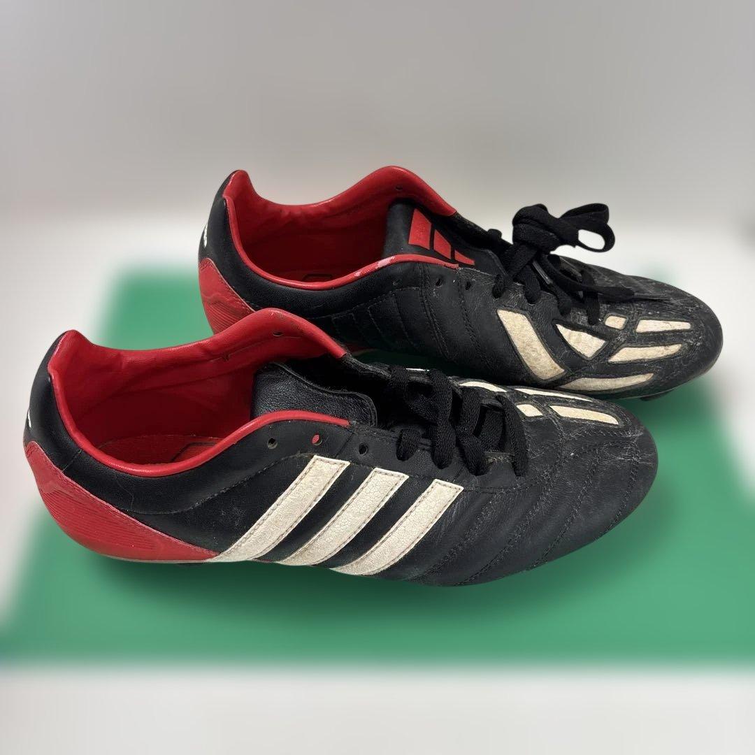 アディダス　サッカースパイク　プレデターマニア 27㎝ 黒/赤　現状渡し