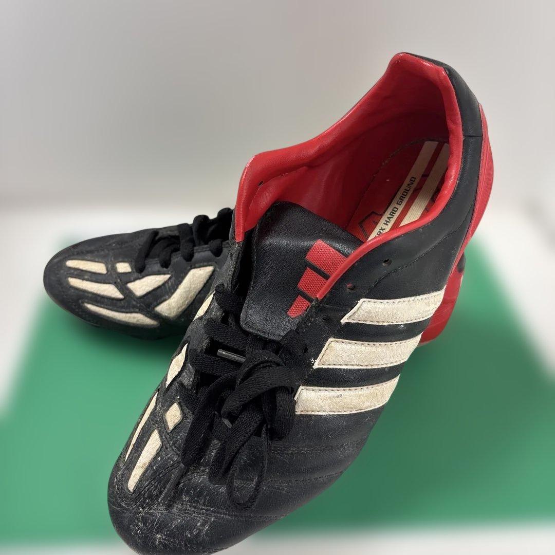 アディダス　サッカースパイク　プレデターマニア 27㎝ 黒/赤　現状渡し