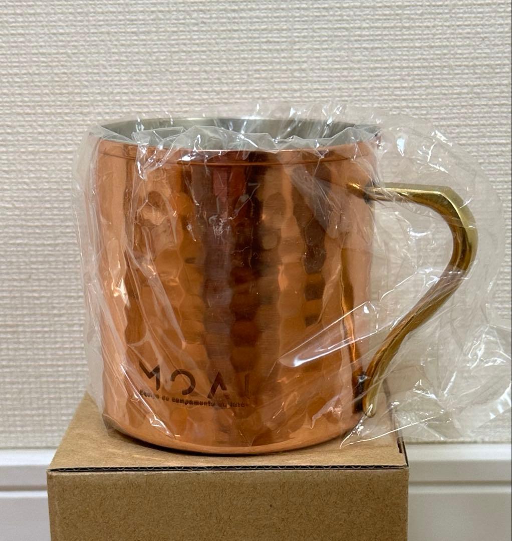 MOAI　純銅の槌目マグカップ
