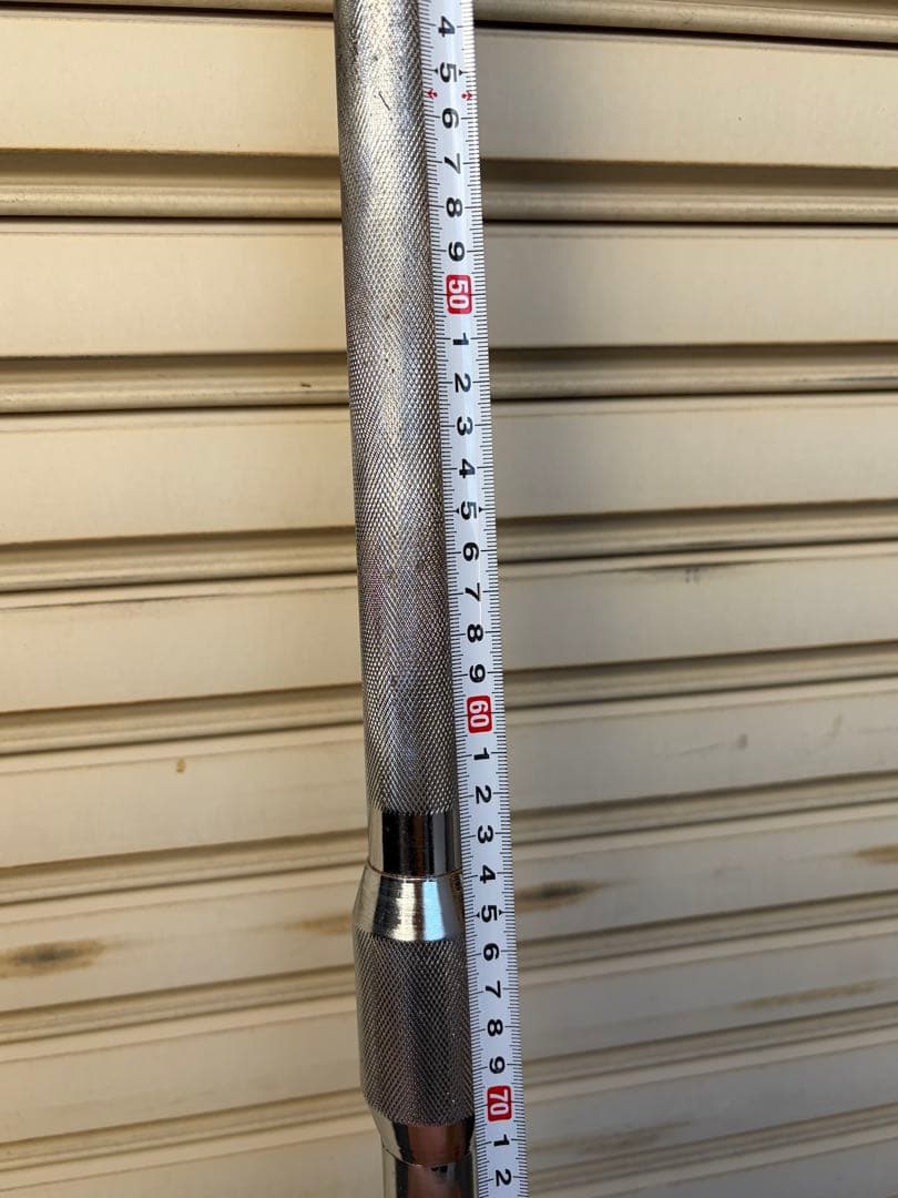 【送料込】バーベルシャフト　全長195cm　直径28mm 分割タイプ　管理番号5