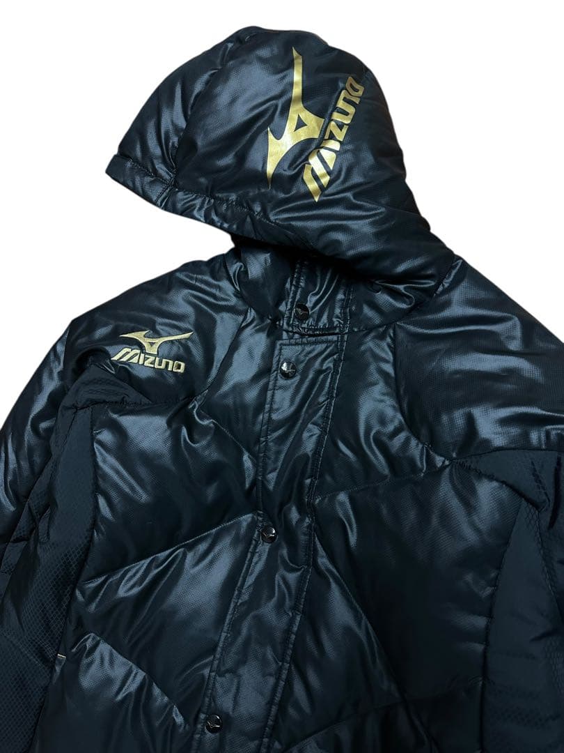 新品同様！ミズノダウンコート MIZUNO アウタージャケット サイズ S 黒