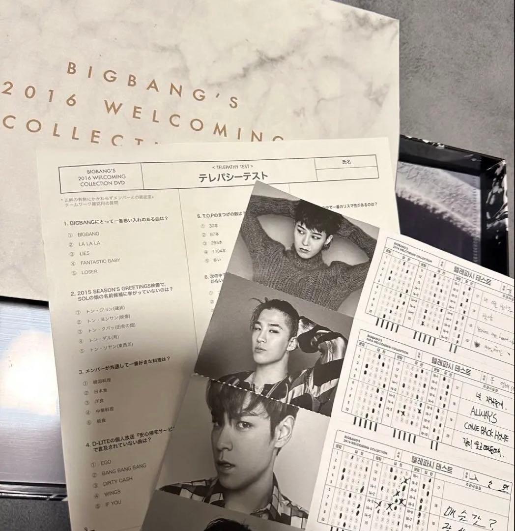アイドル BIGBANG 2016 welcoming collection DVD