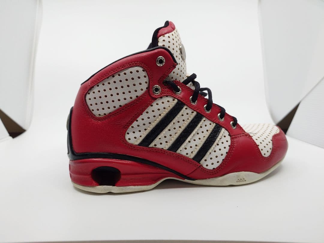 adidas バスケットボールシューズ 赤/白