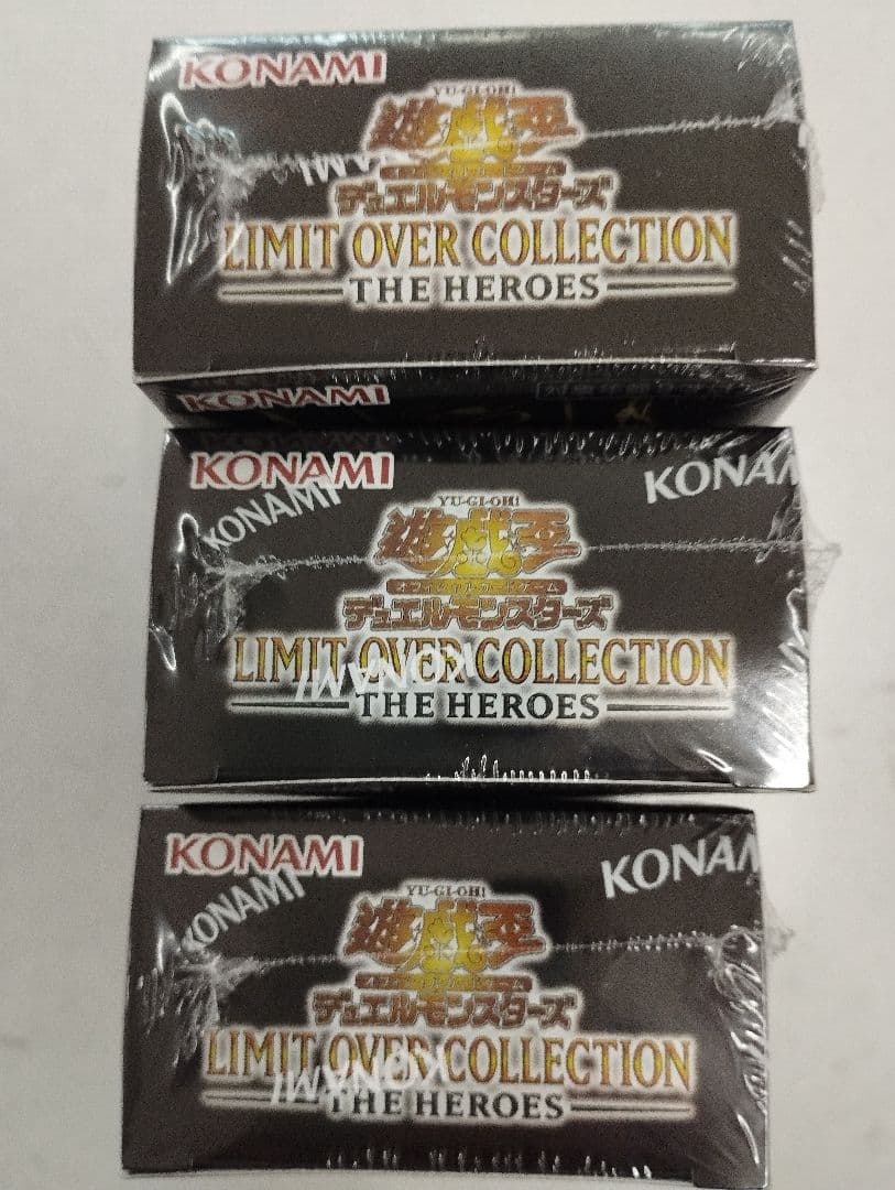 遊戯王OCG リミットオーバー ヒーローズ 3BOX 新品未開封 シュリンク付き