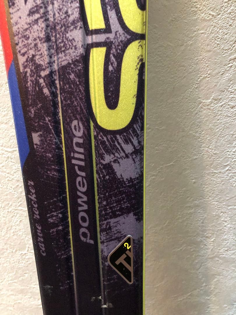 Salomon X-KART Powerline スキー板 黒/黄/赤　157