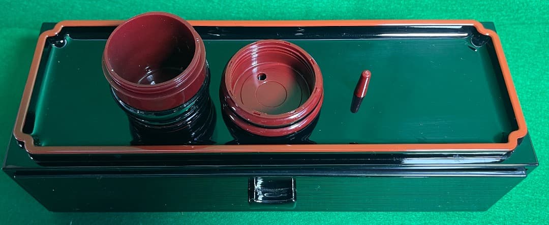 箸箱 箸入れ 大容量　と　樽型七味入れセット　１１セット