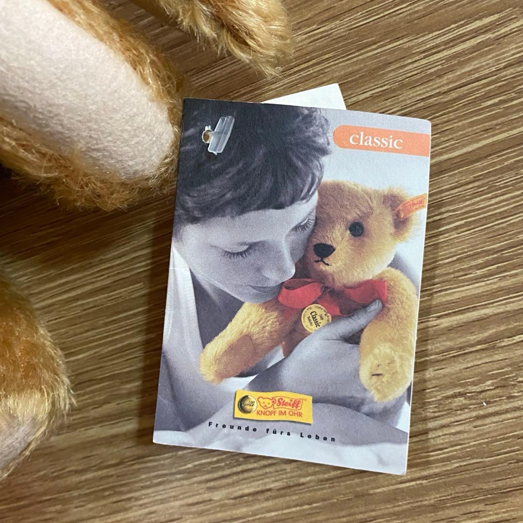 Steiff クラシック テディベアレディッシュ モヘア ドイツ製 028700