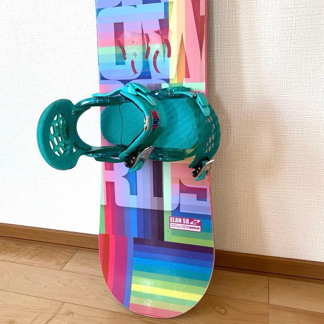 スノーボード　エラン　138cm RIDEビンディング　Sサイズ　送料込