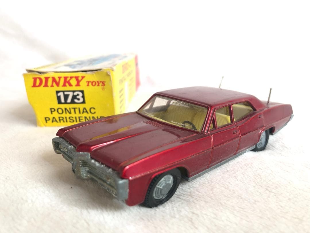 【箱付・アンテナ可動】Dinky Toys ポンティアック＆クーガー アメ車2台