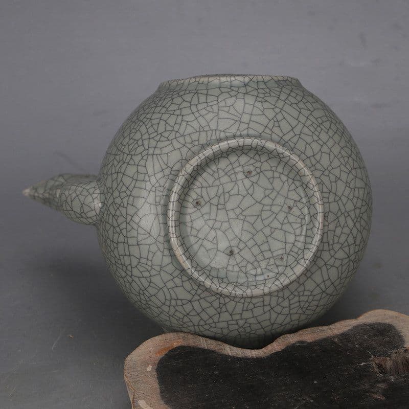 鳳紋神獣支釘長柄執壺 陶磁器 現代工芸品 美術品 装飾品 置物
