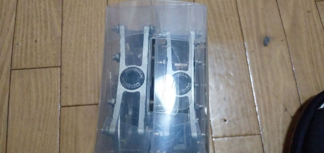 XPEDO フラットペダル XCF07AC シルバー/グリーン