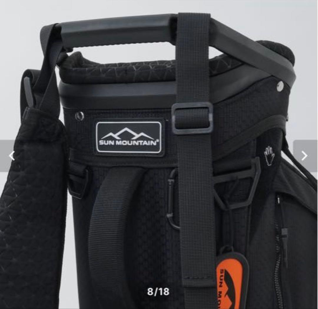 【限定予約販売完売品】Backwards キャディバッグ ブラック