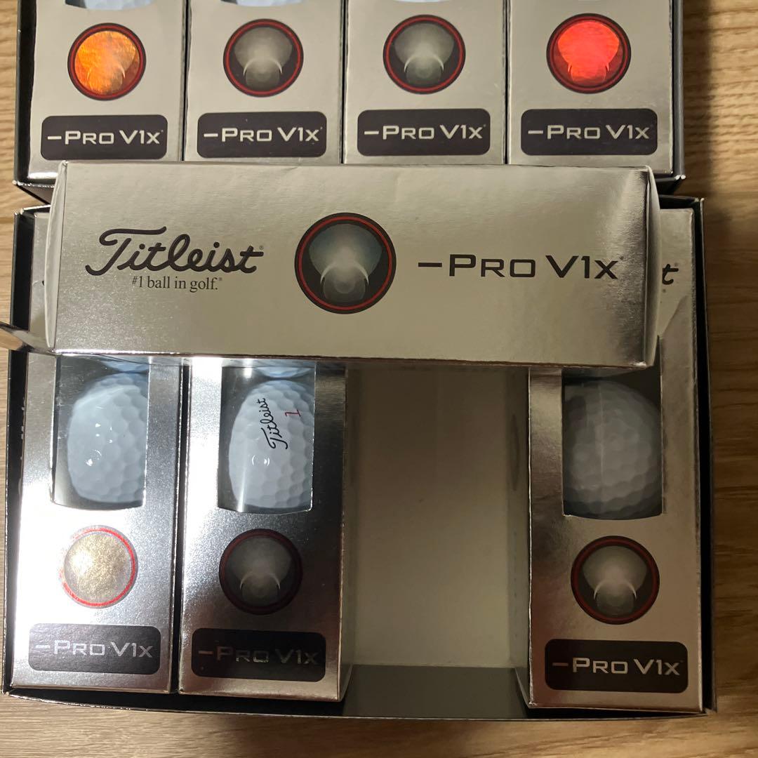 Titleist Pro V1x レフトダッシュ　ゴルフボール 2ダース