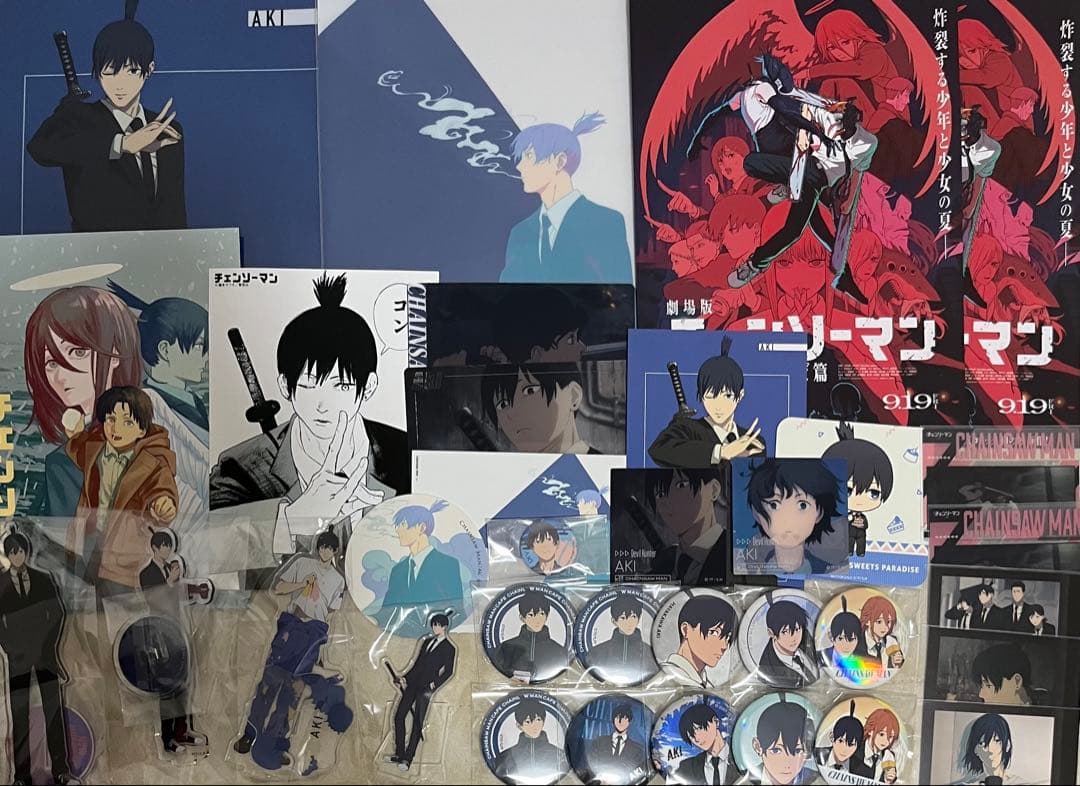 チェンソーマン 早川アキ 天使 グッズ まとめ売り アクリルスタンド 缶バッジ