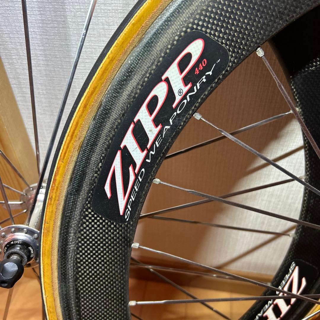 ZIPP 440カーボンチューブラー700c スプロケ付き