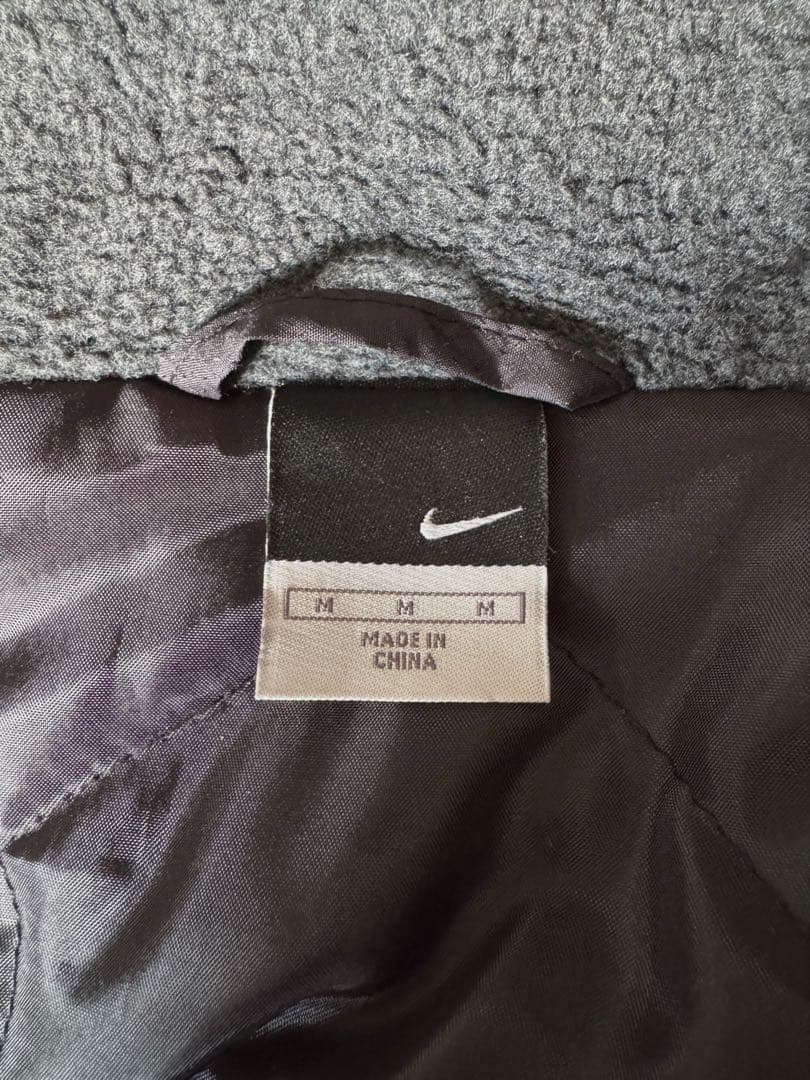 美品✨NIKE/ナイキ ハーフベンチコート 防寒 黒M