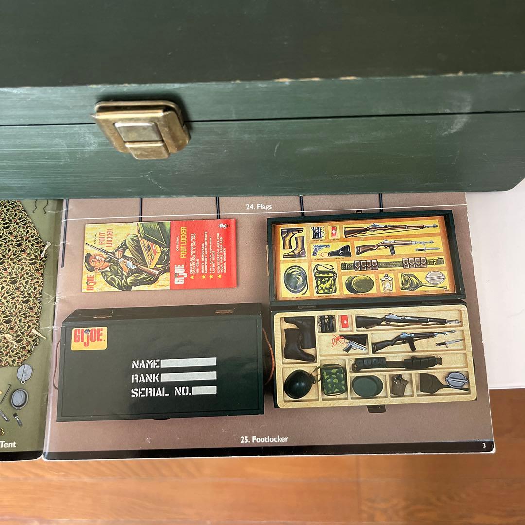 gi.joe 木製フットロッカーとGI.joe レア