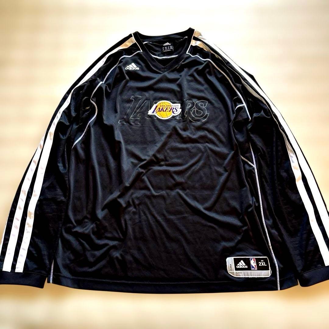 【希少】ロサンゼルス・レイカーズ × adidas × NBAプルオーバー2XL