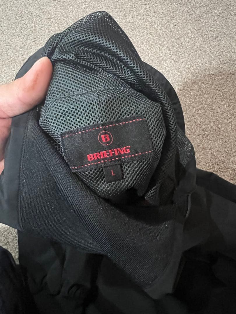 BRIEFING MEN'S WIND HOODIE プルオーバー フーディー
