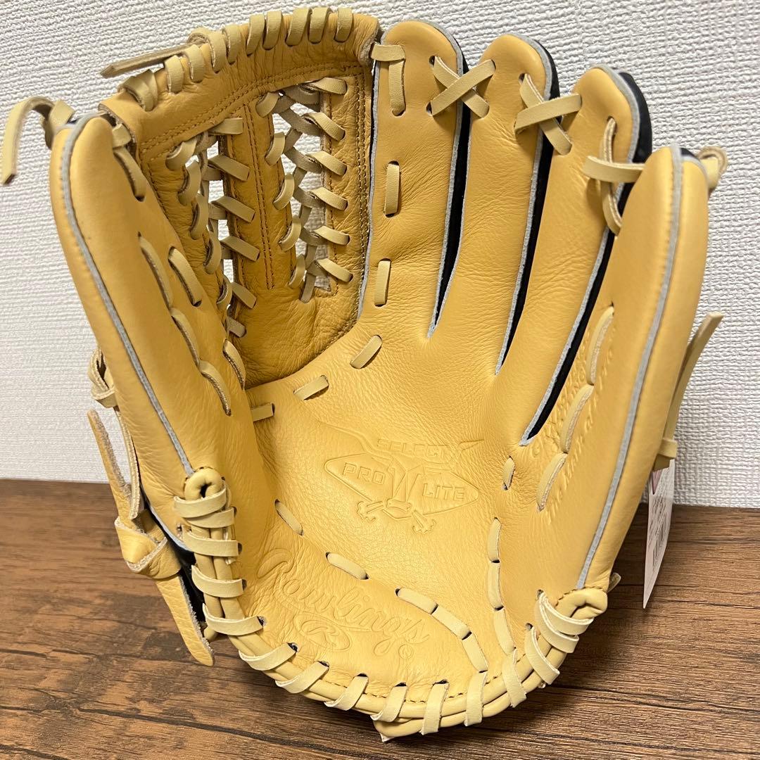 【タグ付き】軟式大人用 グローブ ローリングス オールラウンド キャメル