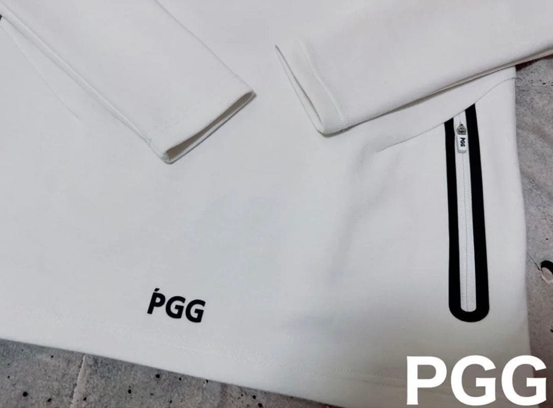 PGG ダンボールニット長袖モックネックシャツ(サイズ5)