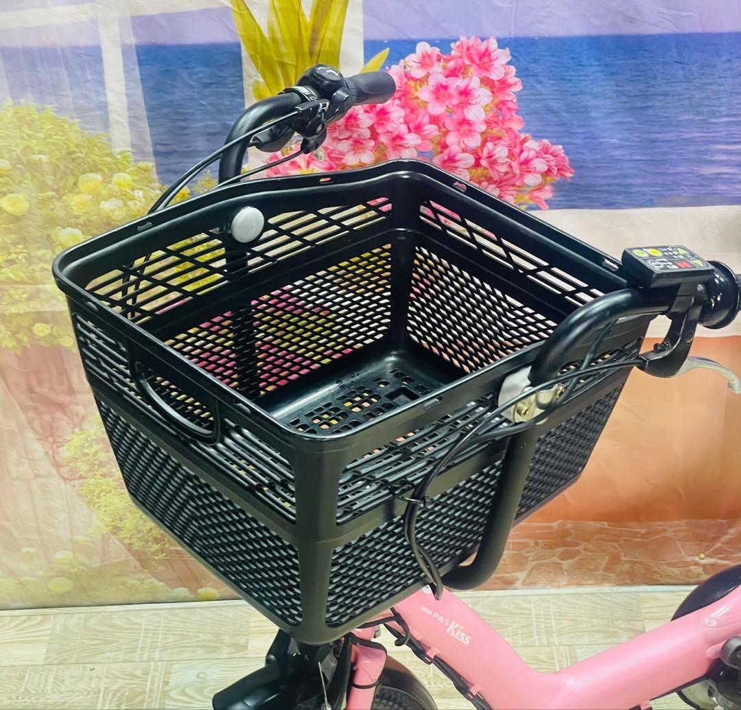 ヤマハパスキス⭐️人気モデル！子供乗せ電動アシスト自転車Y3435