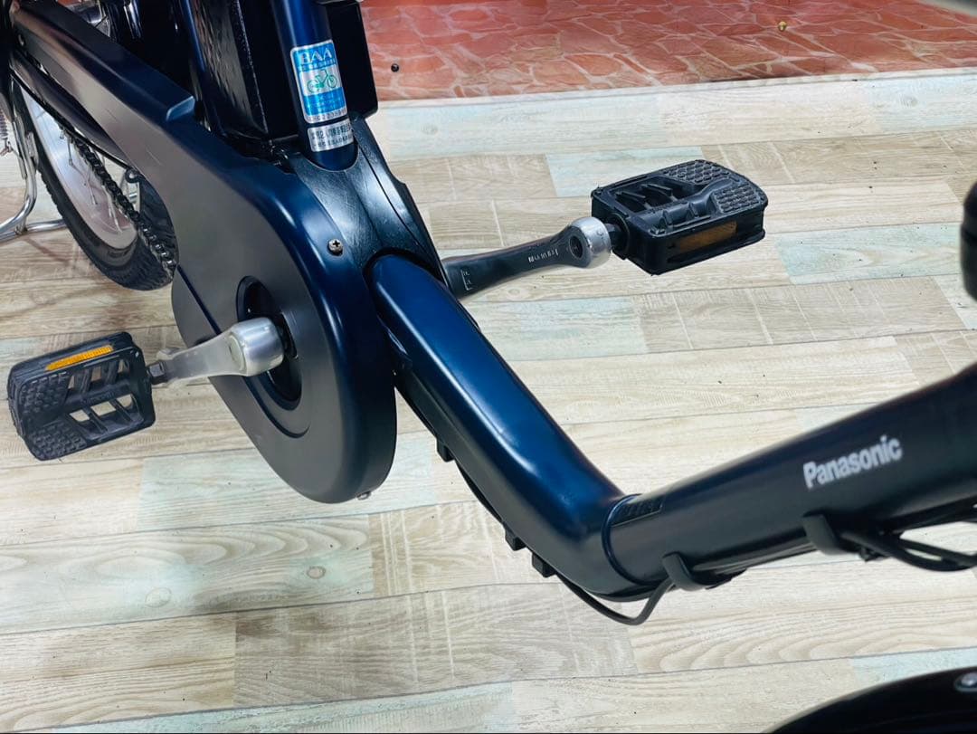 パナソニックギュット⭐️12AH！子供乗せ電動アシスト自転車Y3524