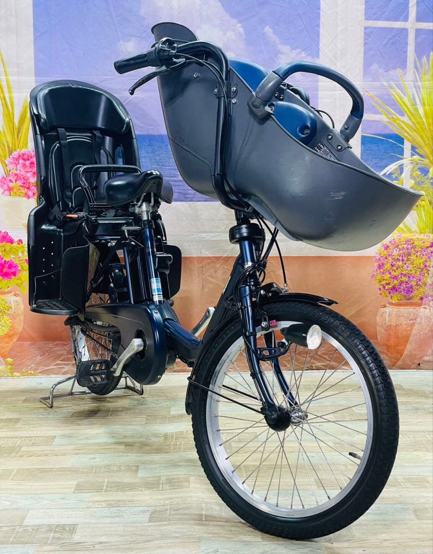 パナソニックギュット⭐️12AH！子供乗せ電動アシスト自転車Y3524