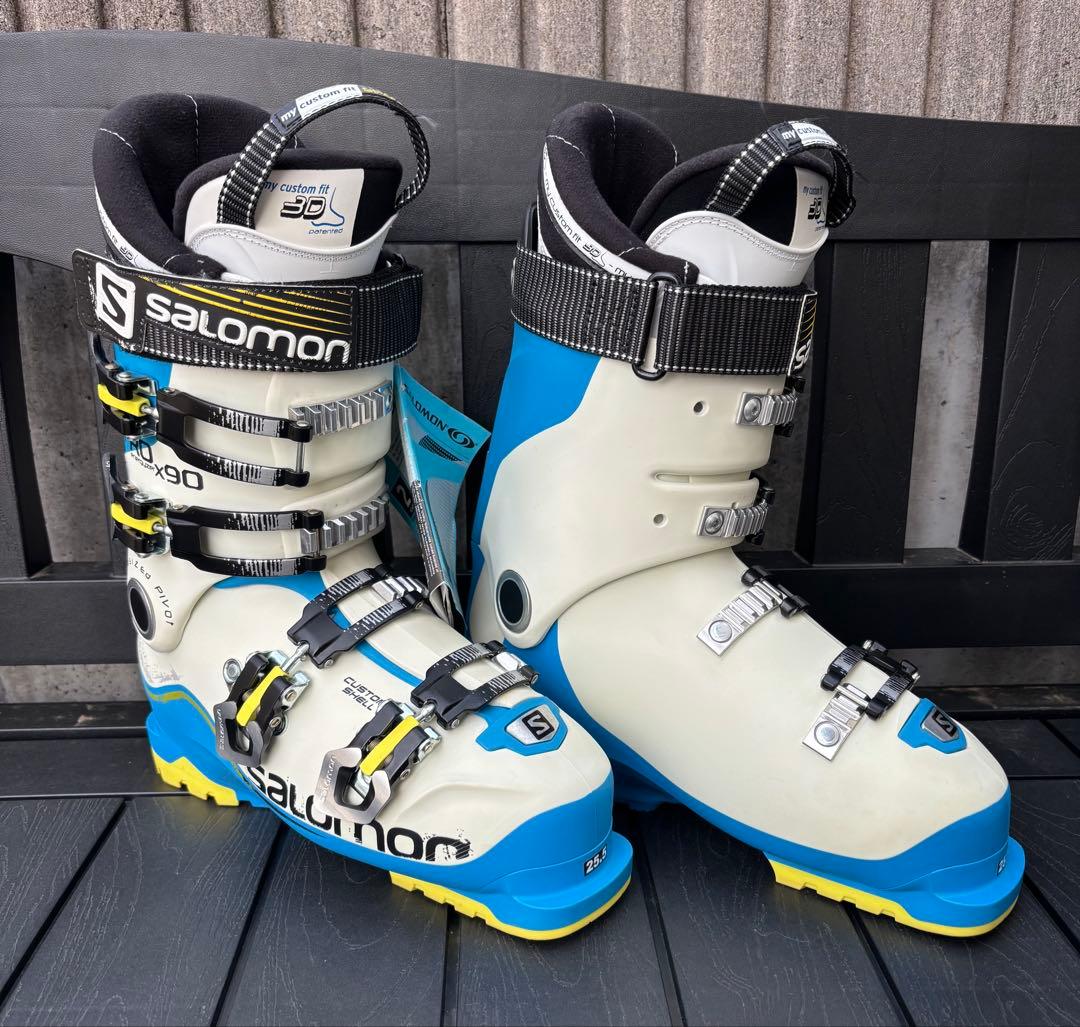 新品未使用タグ付き SALOMON XPRO X90 スキー ブーツ 25.5